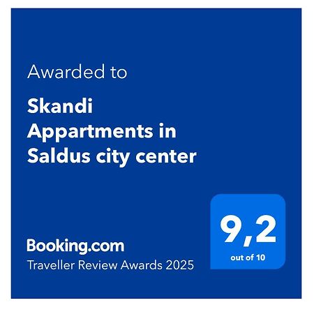 Skandi Appartments In Saldus City Center Ngoại thất bức ảnh