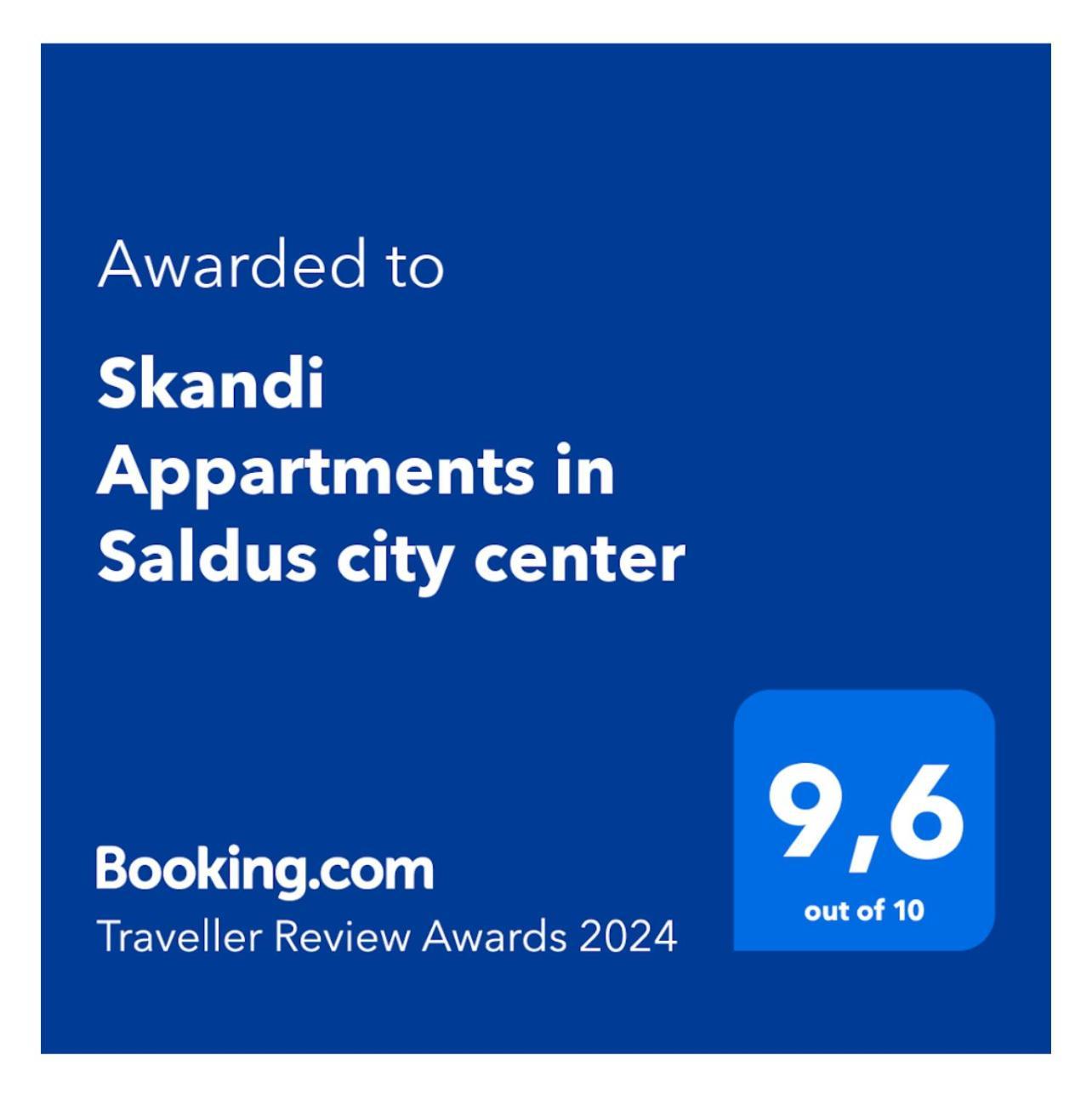 Skandi Appartments In Saldus City Center Ngoại thất bức ảnh